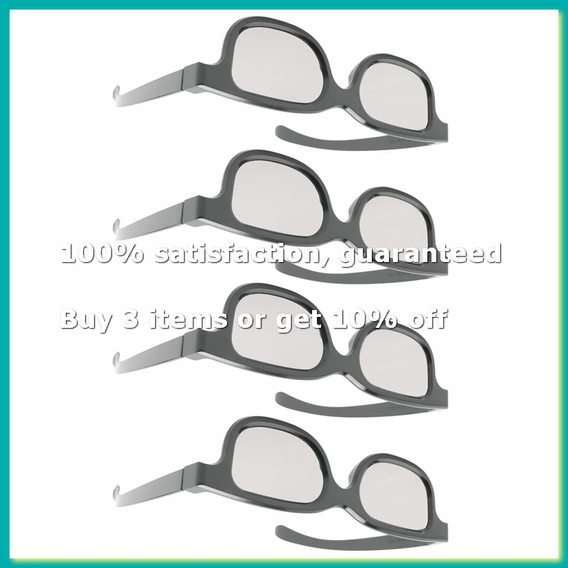 4pack X((4Pcs Polarized Passive 3D Glasses for Cinema IMIX Screen)