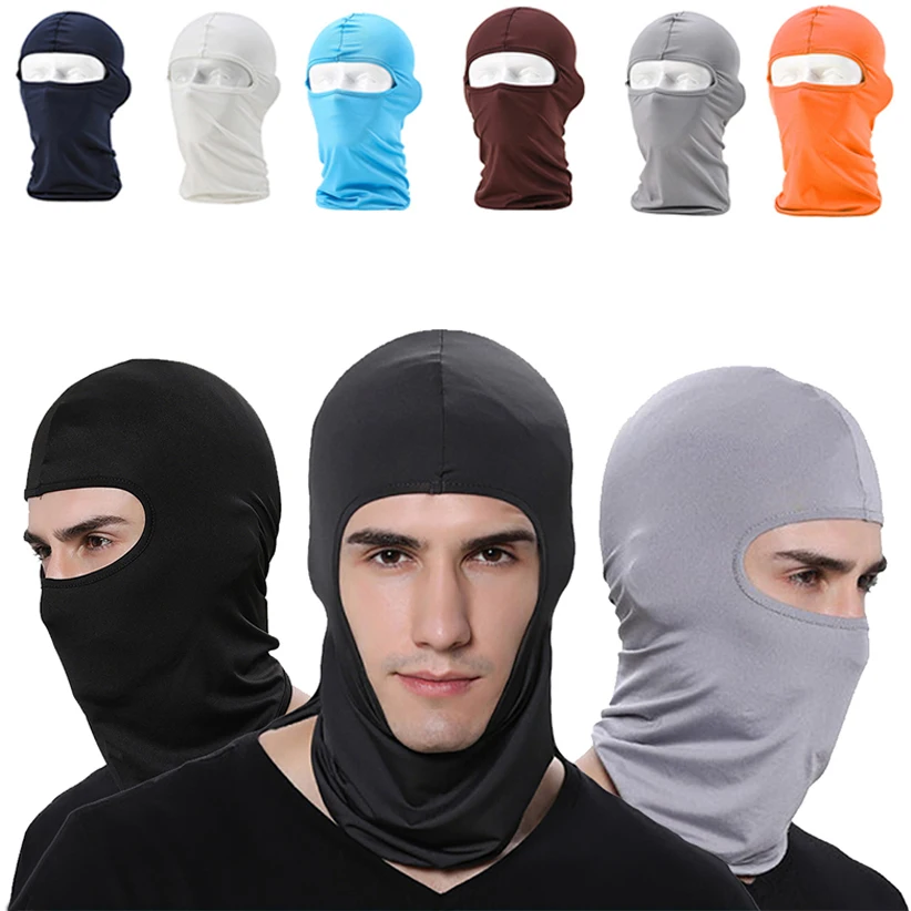 Cycling Motorcycle Face Mask Outdoor Sports Hood Full Cover Face Mask Balaclava Summer Sun Rotection Neck Scraf Riding Face Hat