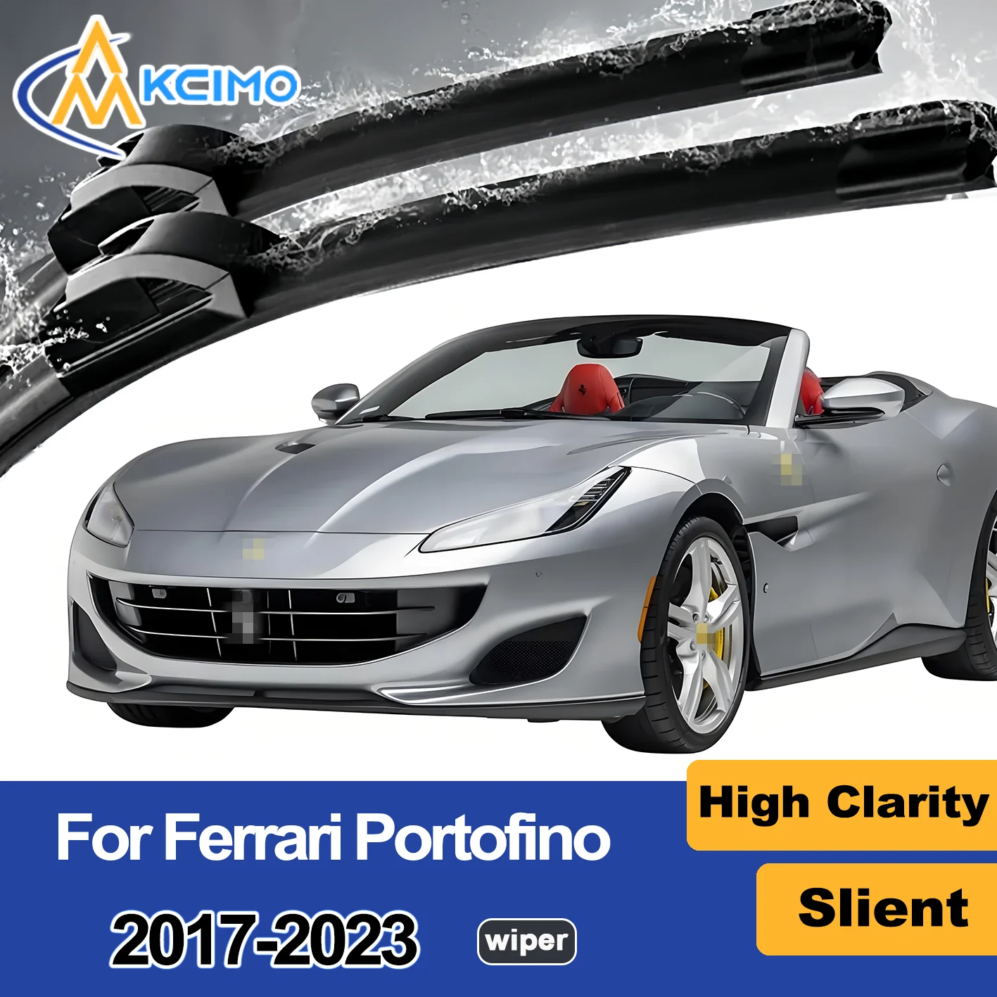 

2PCS New Front Windshield Wiper Blade for Ferrari Portofino F164 2017-2023 Front Windshield Auto Wipers Blade Accessories 2023