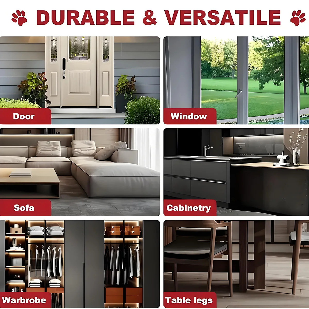 Protezione per mobili con nastro disuasorio antigraffio per gatti autoadesiva trasparente per adesivo per addestramento di animali domestici per divano