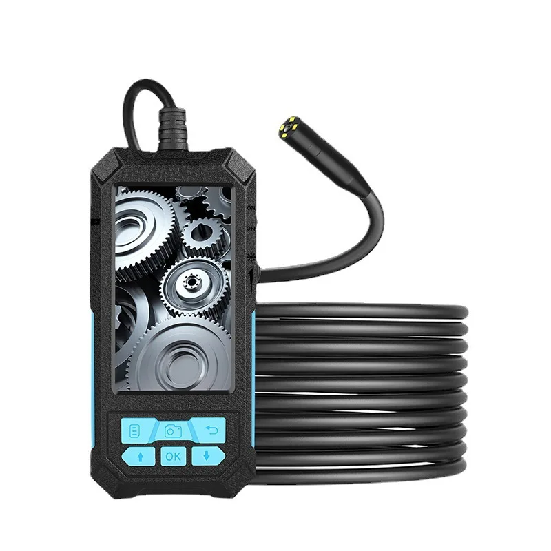 

5Inch IPS Screen 5MP 1944P Industrial Endoscope Auto Focal CMOS Borescope Inspection Otoscope Camera Digital Microscope