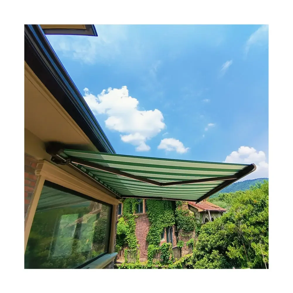 Aluminum Awnings Garden Remote Control Outdoor Full Cassette Retractable Awnings