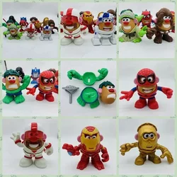 Mr Potato Head Starwar Chewbacca Darth Vader Avengers DIY Assembled Movable Doll Hulk Iron Man Anime Figure Kids Toys