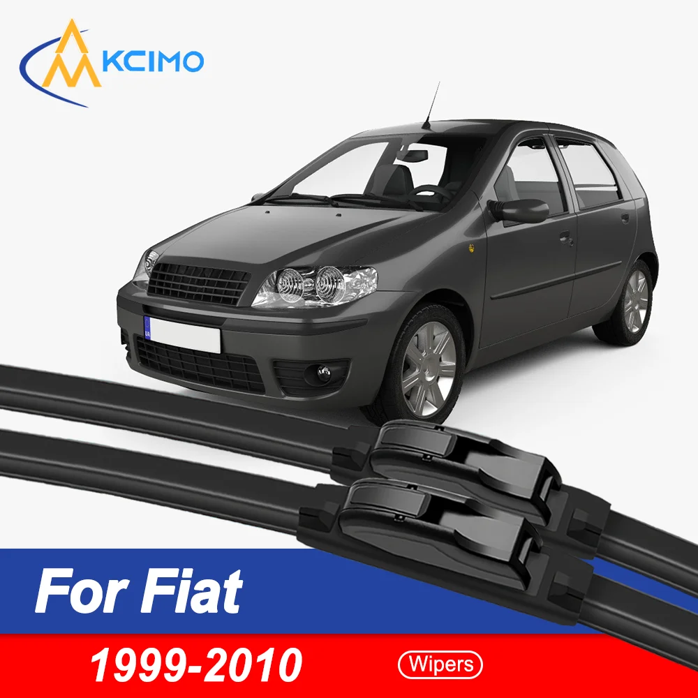 

OEM Quality Front & Rear Wiper Blades Full Kit for Fiat Punto 188 1999–2010 Adapter Durable Natural Rubber