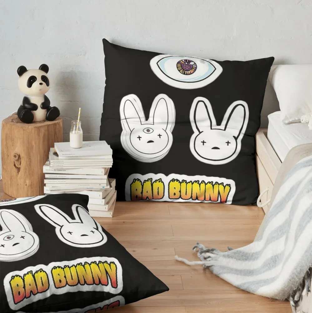 Bad Bunny X100pre Pattern Cushion Cover Throw Pillow Case Home Decor High Quality