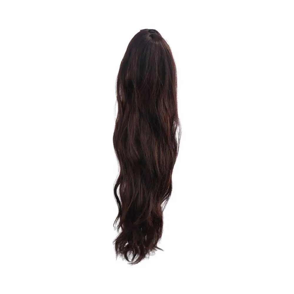

Heat Resistant Fiber Ponytail Hair Extensions Hair Accessories Brown Long Wavy Ponytail Blonde Fake Hair Claw Clip Ponytail
