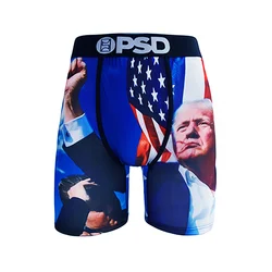 Sportliche Fitness-Boxershorts für Männer mit Cartoon-Print, atmungsaktive, bequeme, schnell trocknende, dehnbare Boxershorts für Männer, Neuheit für Männer