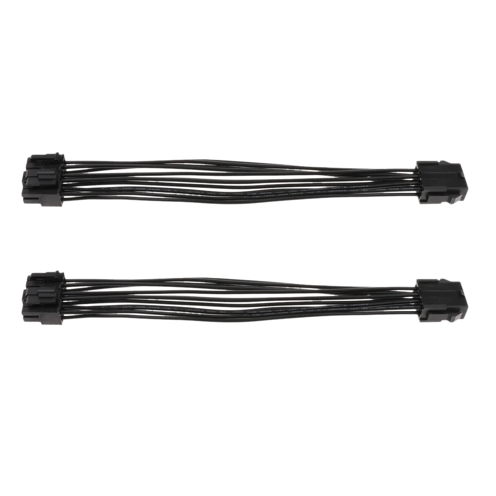 to 8+4pin CPU Power Supply Cable Black Copper Extension for PC Extenders Cable Clean Setup