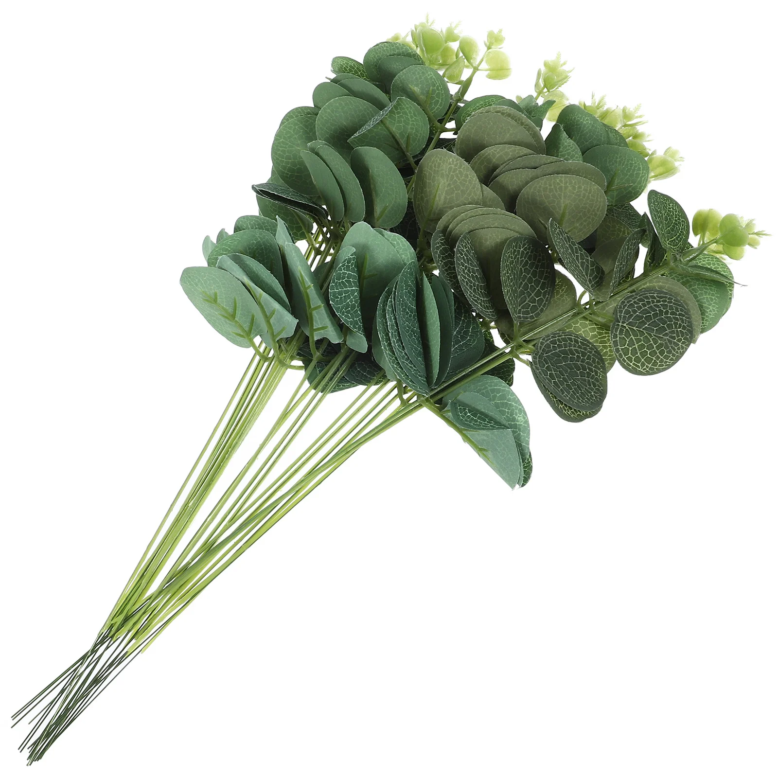 

20 pcs Eucalyptus Leaf Cake Topper Natural Leaves Shape Adorns For Birthday Holiday Garden Party Baby Shower Decoration Cupcake