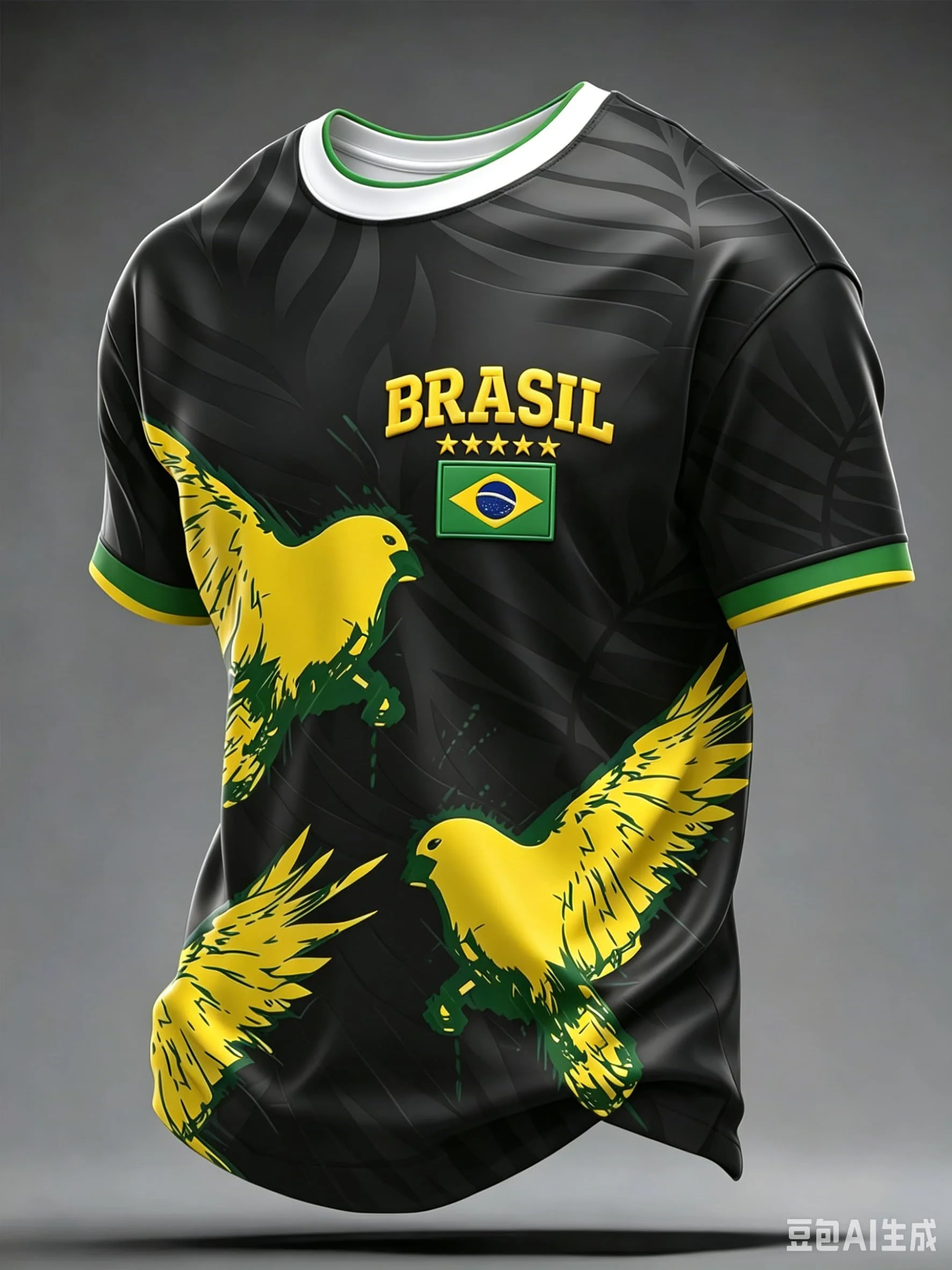 Brazil Christ The Redeemer Graphic Football Jersey Sport Men Women Vintage Short Sleeve T-Shirt Casual Fan Wear Family Kids Tees