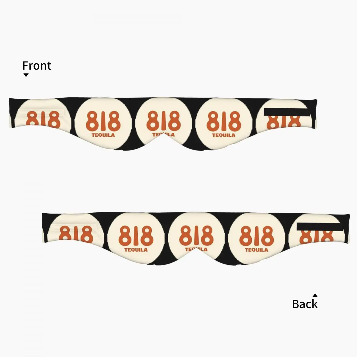 818 Tequila Green Logo sleep eye mask Light Blocking Portable Eye Cover for Girls Boys Travel Party Gift Eyeshade eyepatch view 3