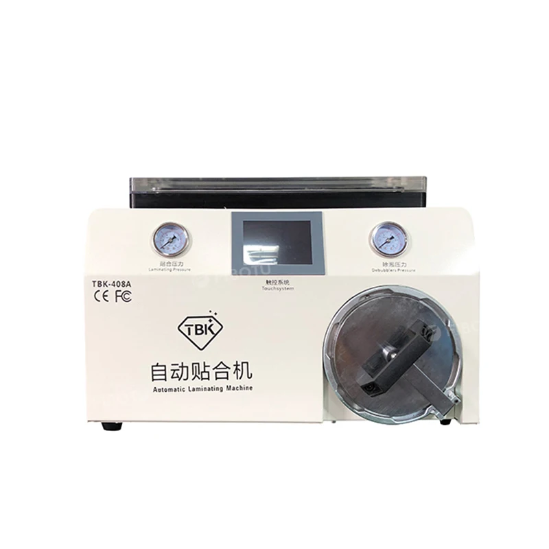 Newest TBK-408A 15 Inch Vacuum Pump LCD OCA Laminating Machine Debubbler In One Machine For Smart Phone Touch Screen Refurbish