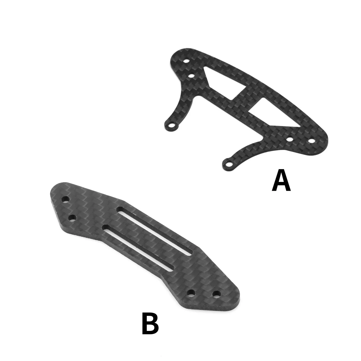 لوحة إسفنجية من ألياف الكربون لتثبيت المصد الأمامي لسيارة تاميا تي تي-02 بمقياس 1/10، قطعة ترقية لسيارات التحكم عن بعد