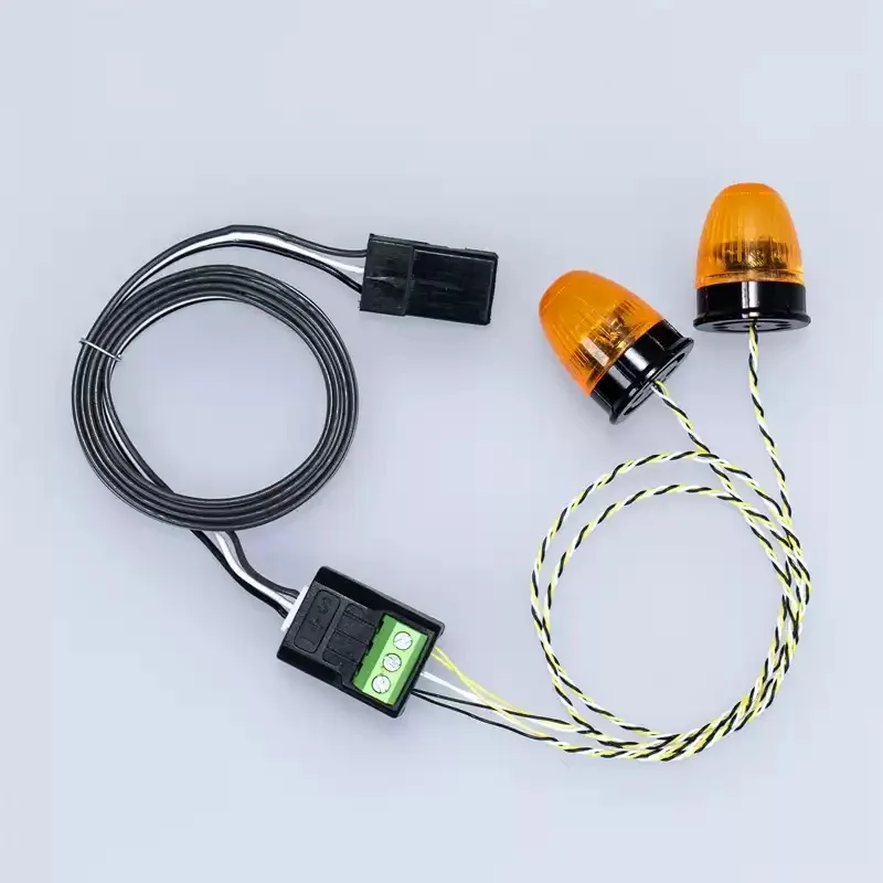 RC 1/14 JUWUBA LKW LED Gelbes Rotierendes Licht Technische Leuchte für Tamiya für SCANIA Bagger Bulldozer für LKW DIY-Teile – Detail 8