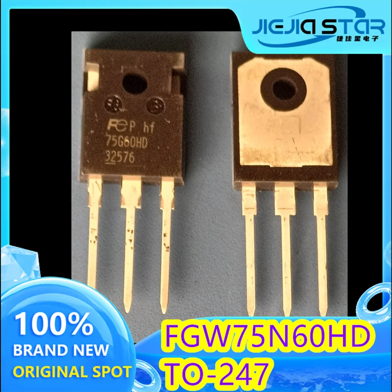 

(2/30 pieces) FGW75N60HD 75G60HD 75N60 TO-247 75A 600V IGBT single tube brand new original fast delivery
