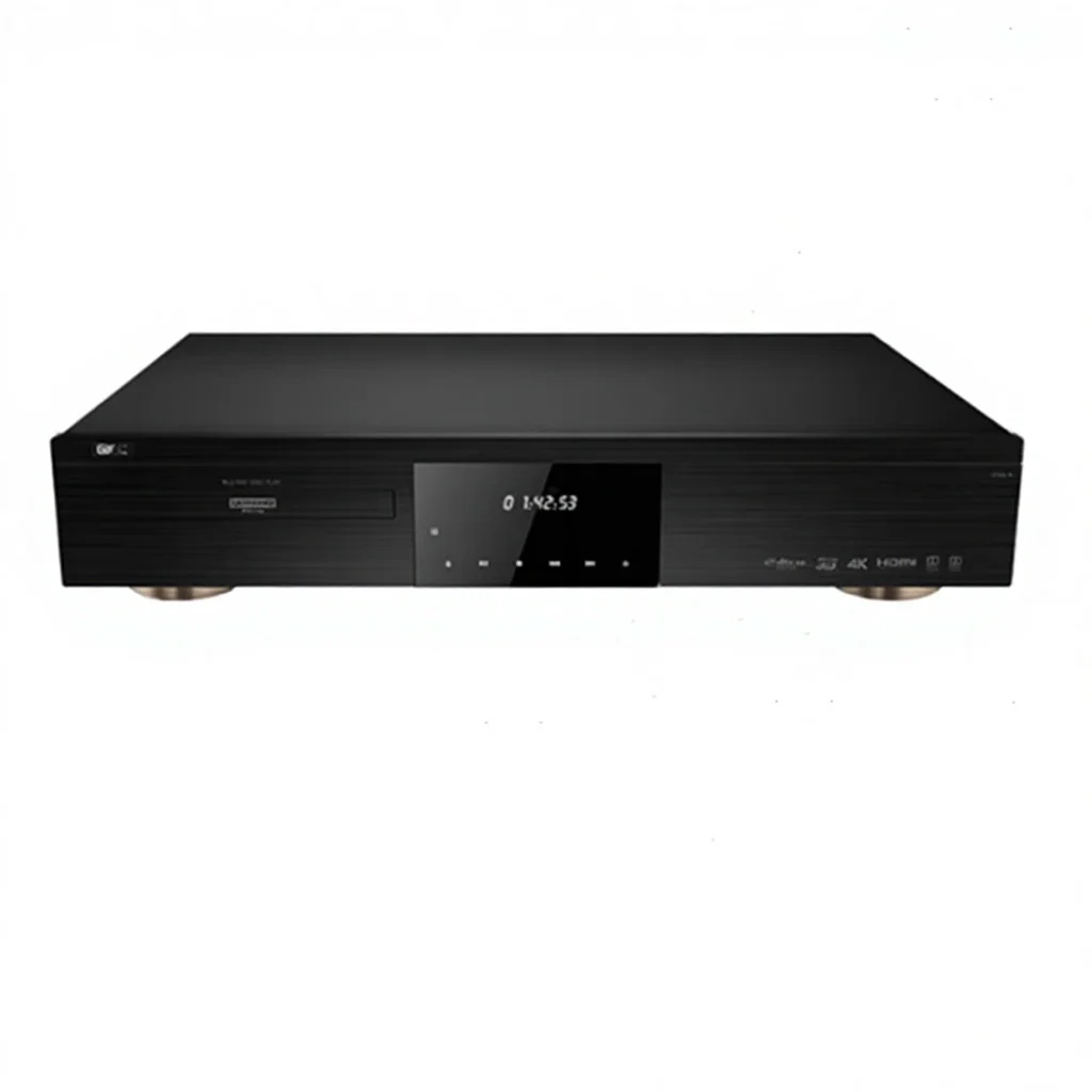 4K UHD Blu Ray Disc Player DVD Player HDR HD Hard Disk CD Player DTS Decoding 12bits Color