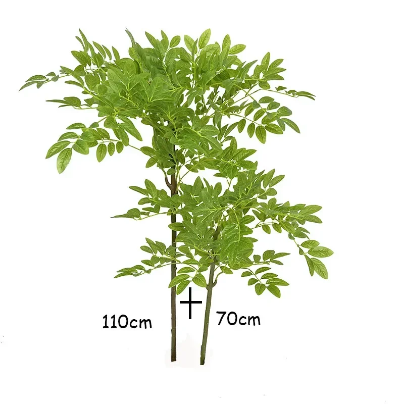 43-70 Zoll großer künstlicher tropischer Palme aus Kunststoff, flauschiger Baum, fühlt sich echt an, glückliche Baumblätter für Zuhause, Garten, Geschäft, Zimmerdekoration – Detail 9