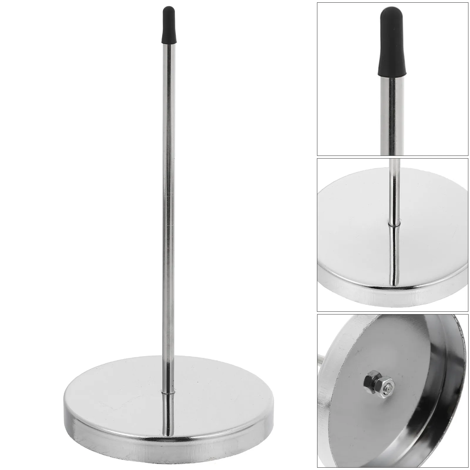 2Pcs Desk Receipt Holder Metal Bill Fork Sturdy Base Easy Use for Restaurant Office Memo Receipt Spike Check Spindle Paper