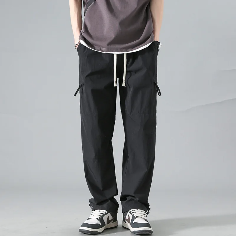 

GIOIOMen's Sports Casual Pants，Summer Thin American Style Loose Straight Pants，Fashion Men's Pants