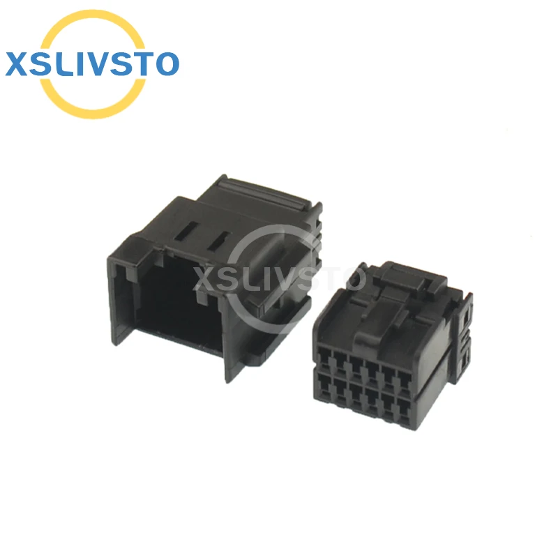 

1 Set 12 Pin 174058-2 174045-2 male or female Sealed black auto wire connector window lifter assembly harness plug