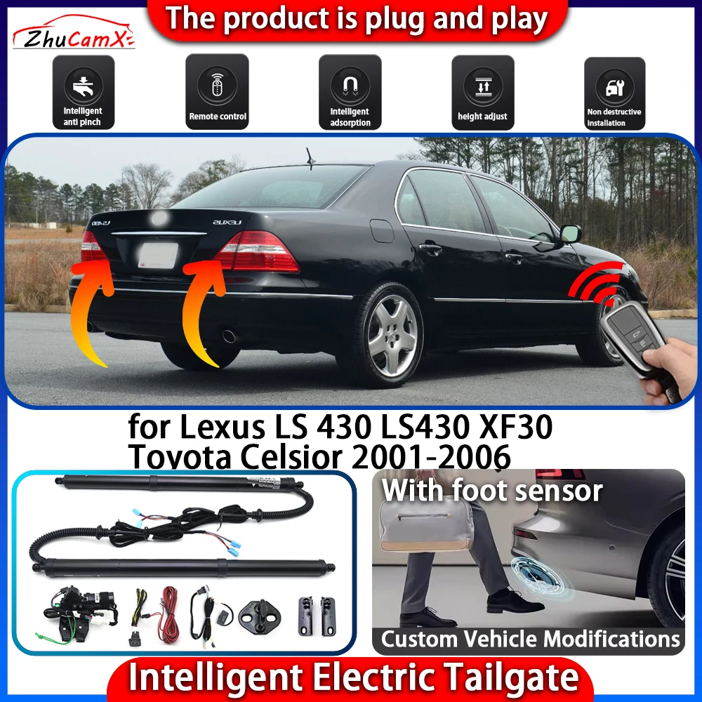 Smart Powered Tailgate System for Lexus LS 430 LS430 XF30 Toyota Celsior 2001-2006 Automatic Intelligent Trunk Lift Control Kit