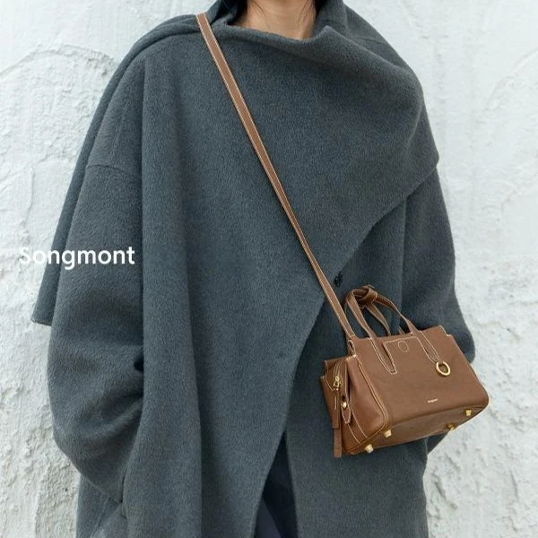 

Songmont Tracking Series Mini See Things Small Satchel Gender-free Vegetable Tanned Leather Portable Diagonal Satchel