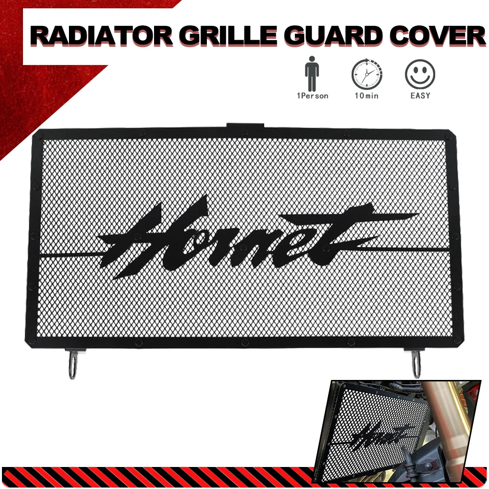 

Motorcycle Radiator Grille Guard Cover Protection FOR HONDA CBF600 CB 600F Hornet CB599F 1998 1999 2000 2001 2002 2003 2004-2006