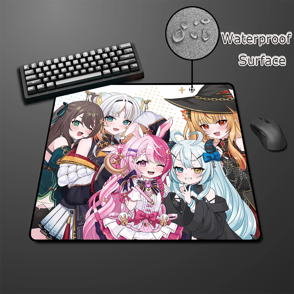 Anime Mousepad 45*40cm Office Desk Mat Cute Non-Slip Mouse Pad Balance High Elastic Non-slip Bottom Mouse Mat Kawaii Table Mat