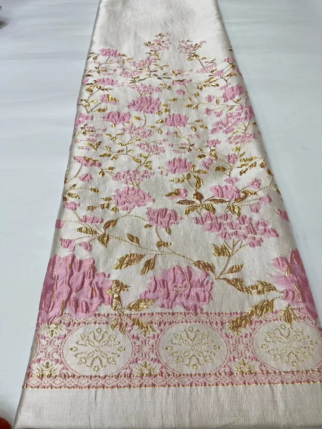 Brocado Nigeriano Jacquard Organza Tecido De Renda, De Alta Qualidade, Africano, Francês, Net, Festa De Casamento, NJ5779, 2023