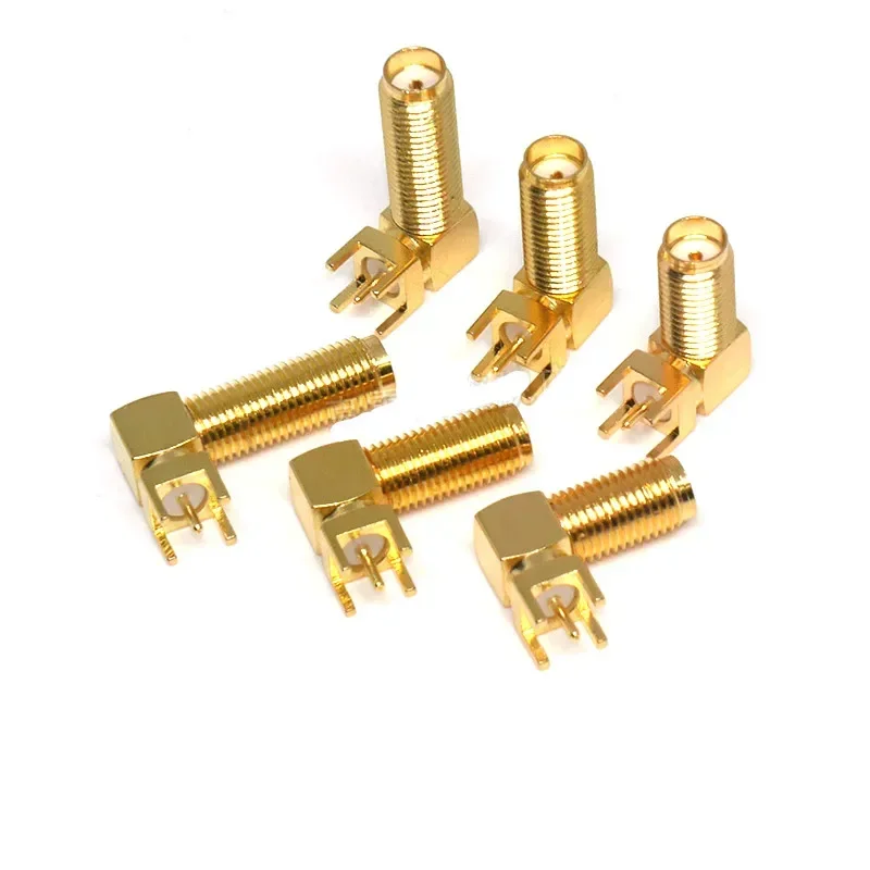 5pcs  SMA-KWE RF pedestal with external screw and internal hole RF antenna pedestal 17/19/23mm bent foot RF extension