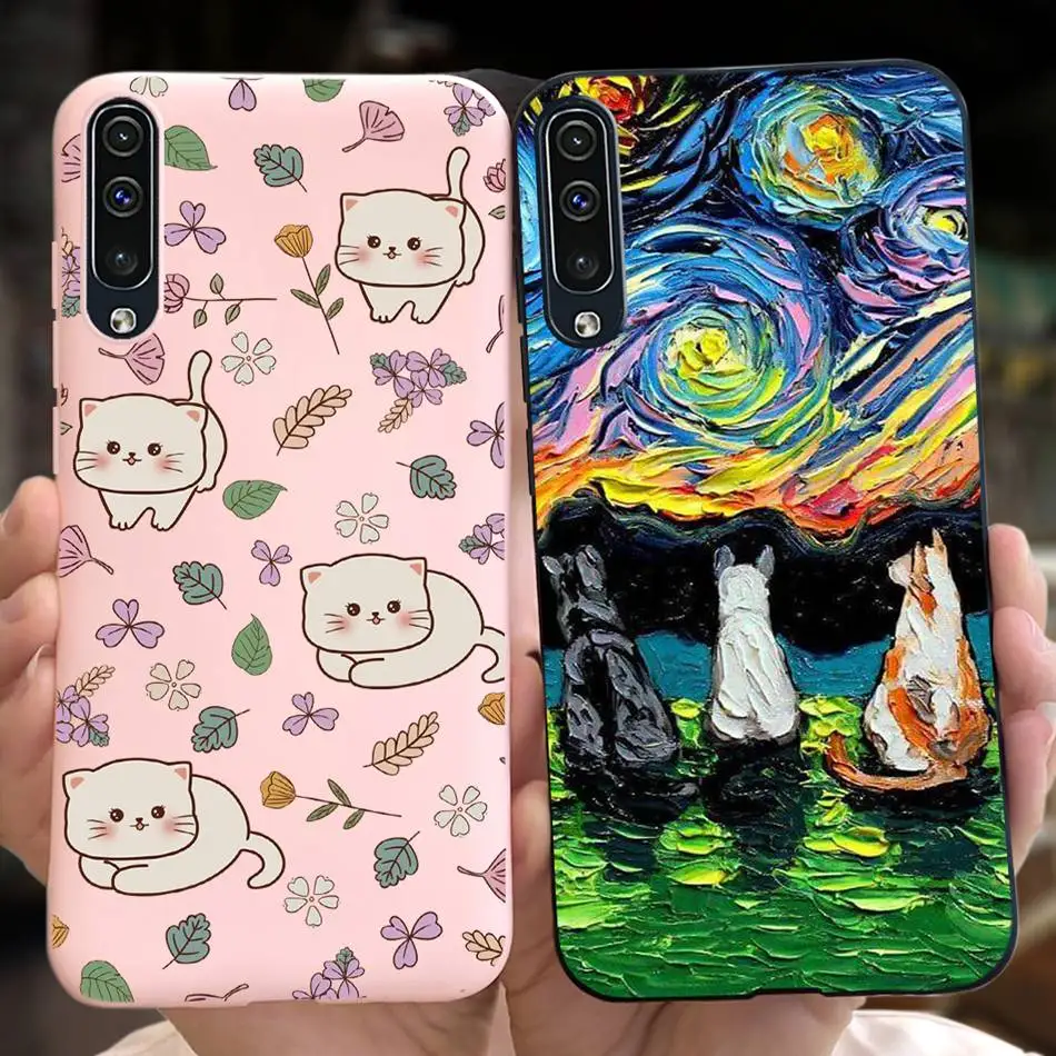 For Samsung Galaxy A50 Case Samsung A50S A30S Cute Candy Color Soft Silicon TPU Cover For Samsung A50 A 50S 30S A505F A507F A307