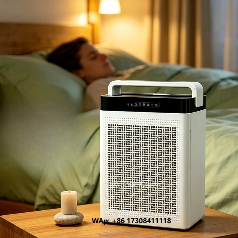Sleep Friendly Negative Oxygen Ions Machine Air Cleaner Easy Operation for Seniors Filters Large Suspended Dust at Home Office