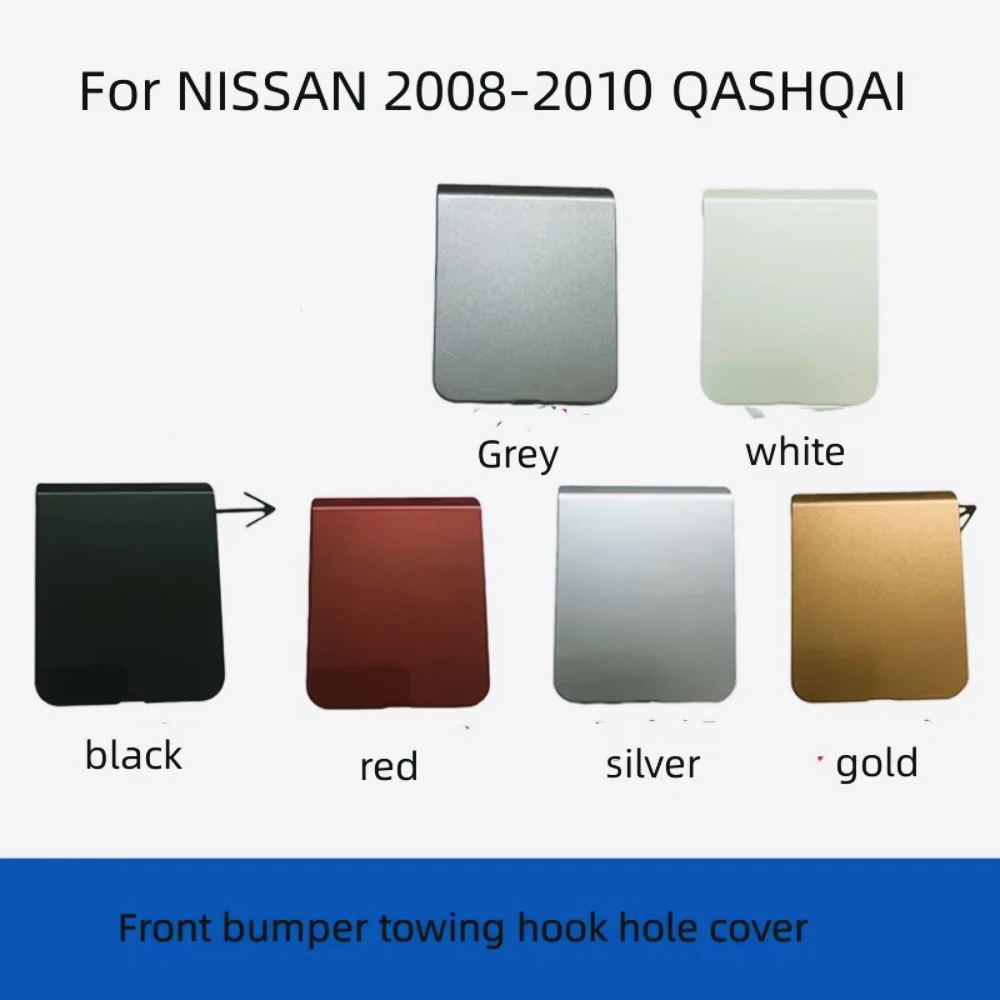 ZF-F Para NISSAN QASHQAI J10 2008-2010, Cubierta del Orificio del Gancho de Remolque del Parachoques Delantero, Cubierta para Re
