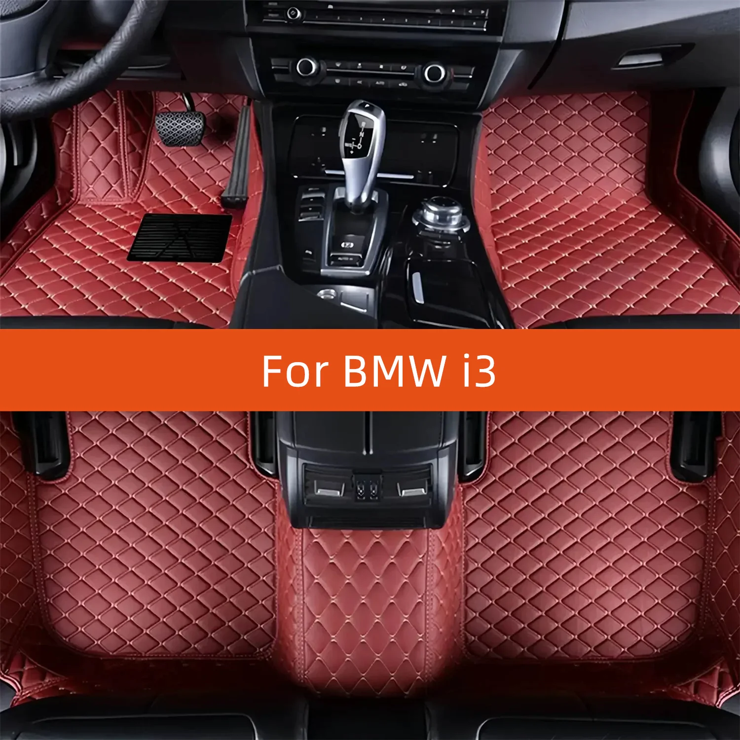 

Custom Leather Car Floor Mat For BMW i3 2022 2023 2024 2025 2026 2027 Car Mat Interior Accessories