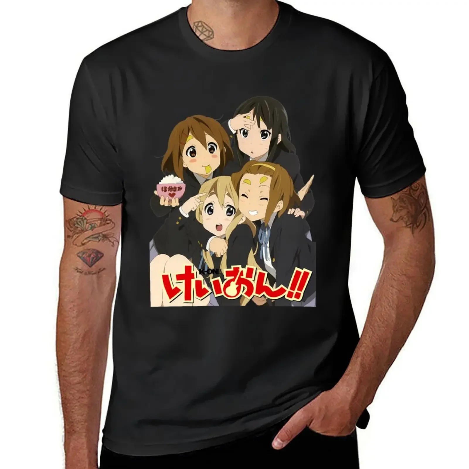 K-ON grills T-Shirt new edition quick-drying heavyweights sports fans black t shirts for men