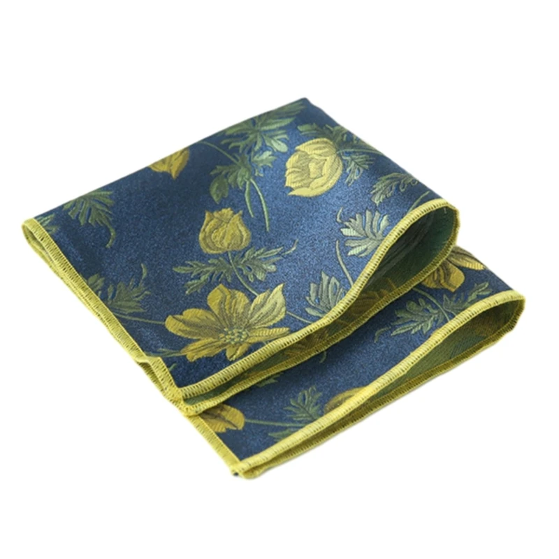 Khăn tay nam Hankie đầy màu sắc Polyester hoa văn siêu mềm có thể giặt được Khăn choàng ngực Hanky ​​Túi khăn tay