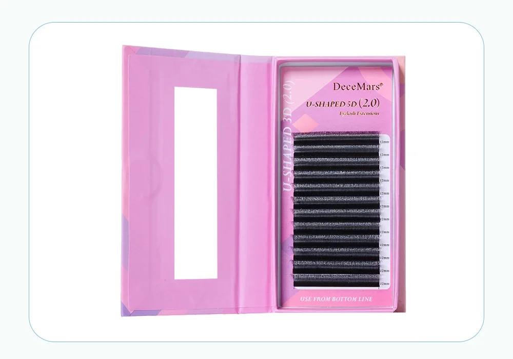 U-shaped Natural Thick. Daily Use of Grafted False Eyelashes-5D