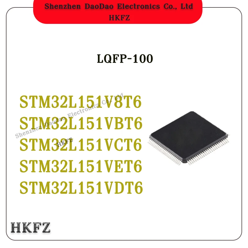 

STM32L151V8T6 STM32L151VBT6 STM32L151VCT6 STM32L151VET6 STM32L151VDT6 LQFP-100 microcontroller chip IC new original