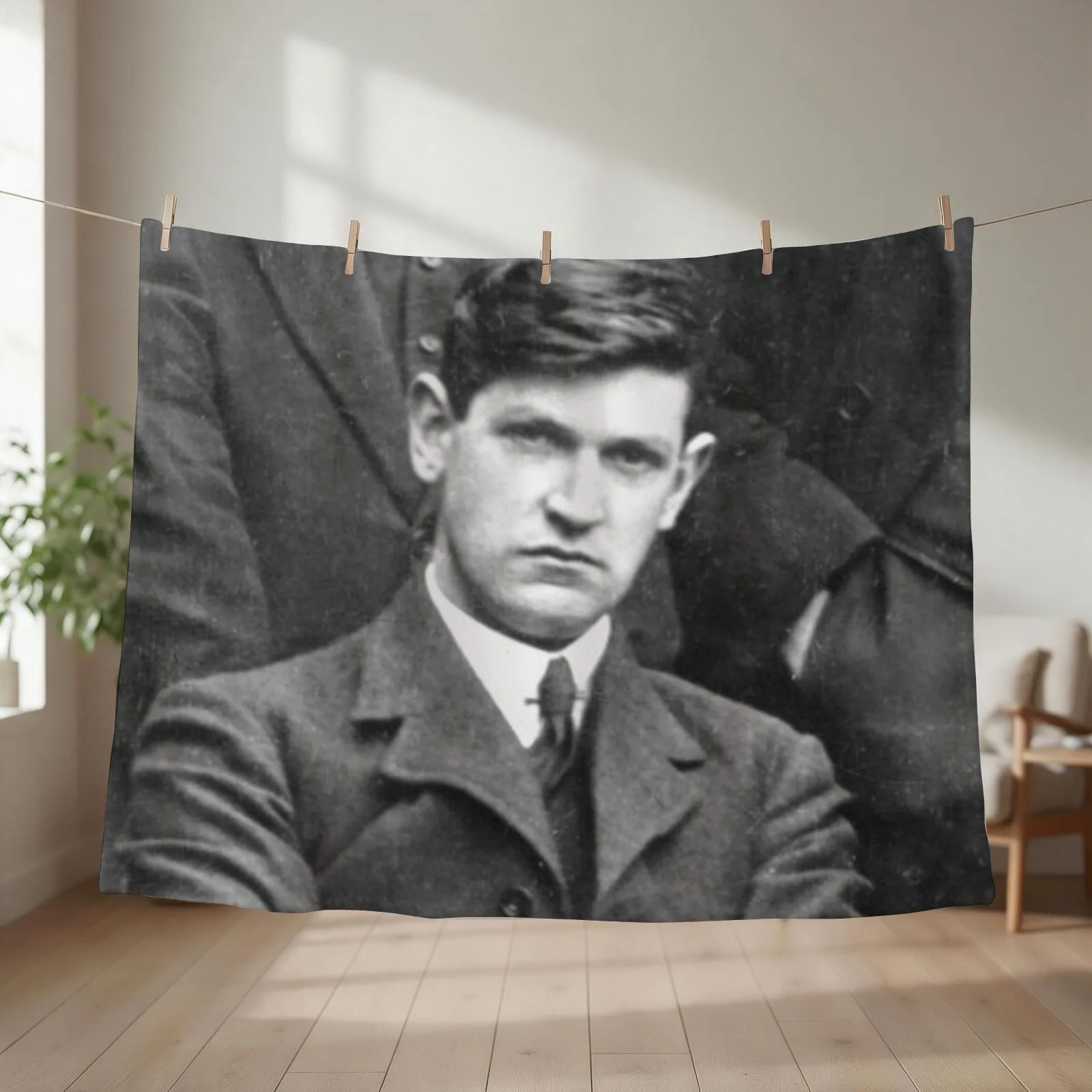 Michael Collins Throw Blanket couch cozy soft plush fuzzy picnic outdoor blanket