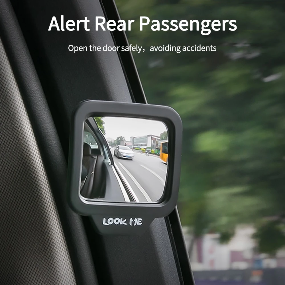 270 Degrees Wide Angle Car Rear Magnet Mirror Car Auxiliary Rearview Mirror Eliminate Blind Point for Car Safety