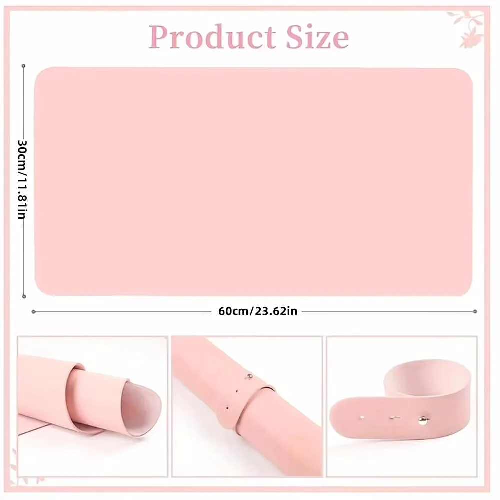 Nail art Tisch Matte Faltbare Hand Rest Pad Für Nagel Armlehne Kissen Wasserdicht Kratz Schmutzabweisend Leder Studio Schreibtisch Matte