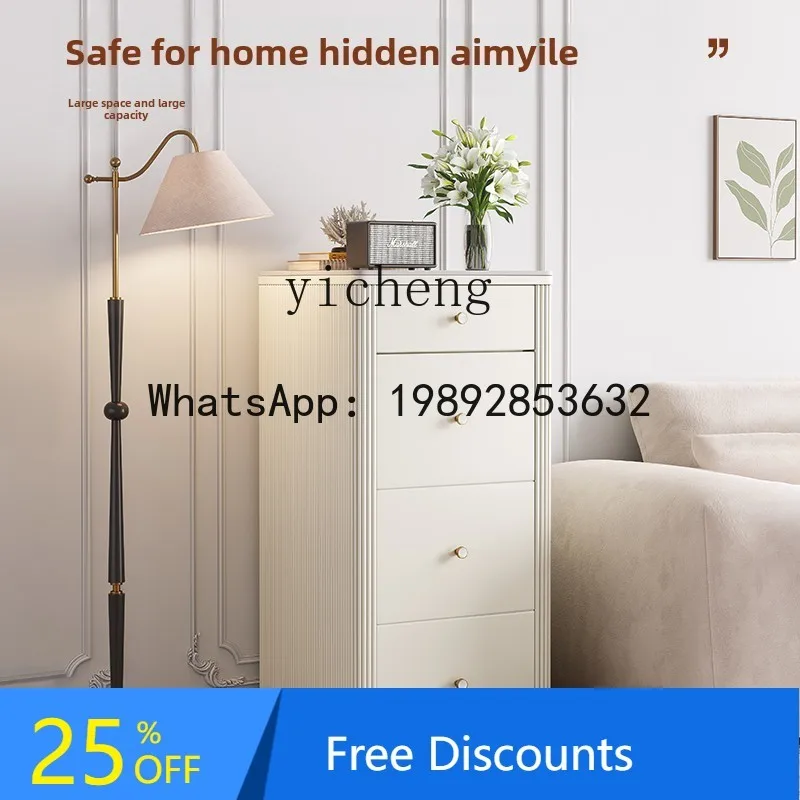 

B1 safe integrated hidden anti-theft sofa side cabinet new smart bedside table