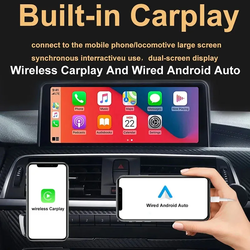 12.3 Inch Android 13 Car Radio for X3 G01 X4 G02 2018 - 2023 Multimedia Player GPS WIFI+4G Stereo Navi Carplay Auto