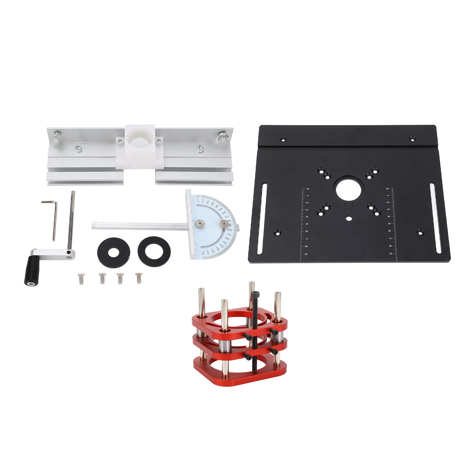 base-de-table-de-fraisage-a-levage-manuel-avec-course-de-51-mm-systeme-de-levage-pour-table-de-fraisage-compatible-avec-moteurs-de-64-a-66-mm-de-diametre