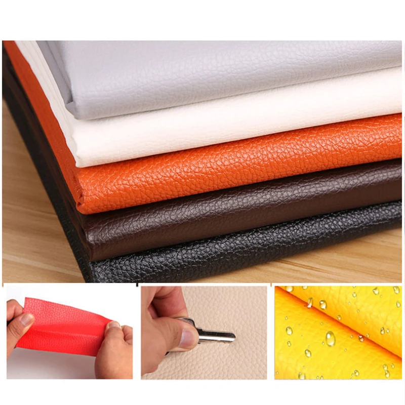 20x30cm Artificial PU Leather Patches Faux Synthetic Leather Fabric Self Adhesive for Sofa Repair Patches Sticky DIY Material