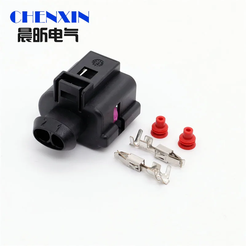 2 Pin Rear Hand Brake Motor CAR Automotive waterproof Connector Plug 1J0973722A