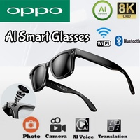 OPPO 2025 100MP Camera Smart AI Glasses Waterproof Bluetooth Call Playing Music Smart Glasses Identify Pictures Use ChatGPT