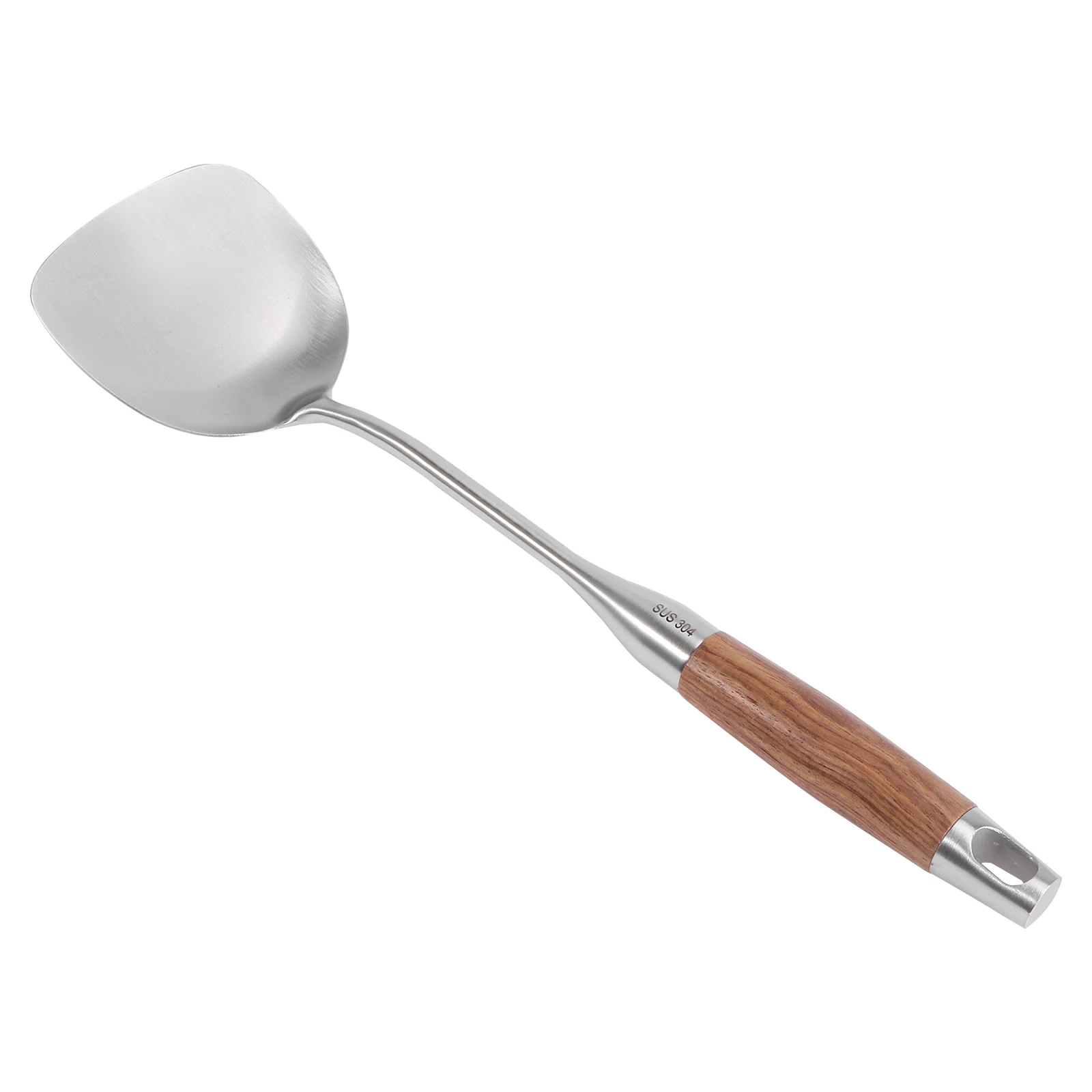

Stainless Steel Spatula Kitchen Utensils Strong Cooking Tool Non Stick Pan Safe Silverware Flat Tableware Set for Cook