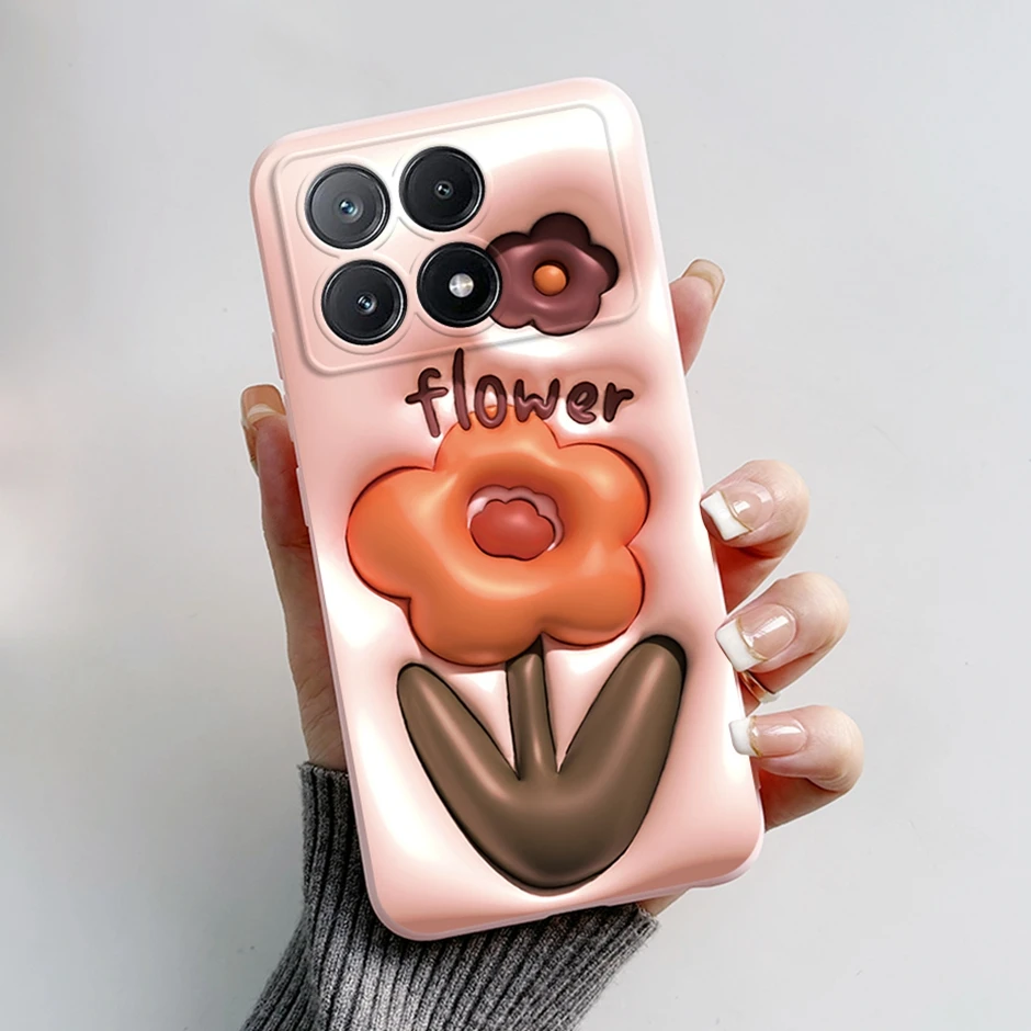 Sweet Soft Silicone Phone Case  For Xiaomi Poco X6 Pro 5G Fashion Cartoon Novel Style Case  For Xiaomi Poco X6 Pro 5G Covers
