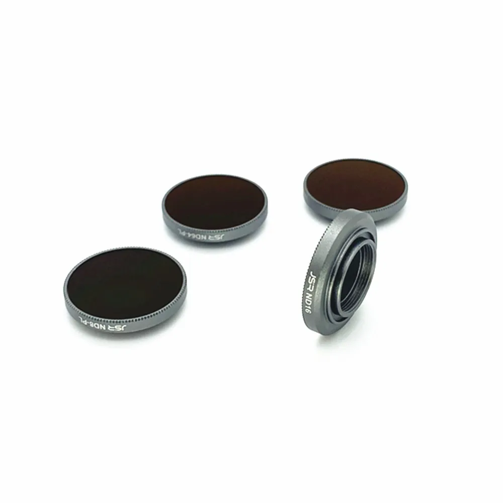 Glass ND8 16 32 64 ND1000 ND8PL 16PL 32PL 64PL Lens ND Filter Neutral Density Protector Cap for DJI Osmo Action 3 Drone Camera